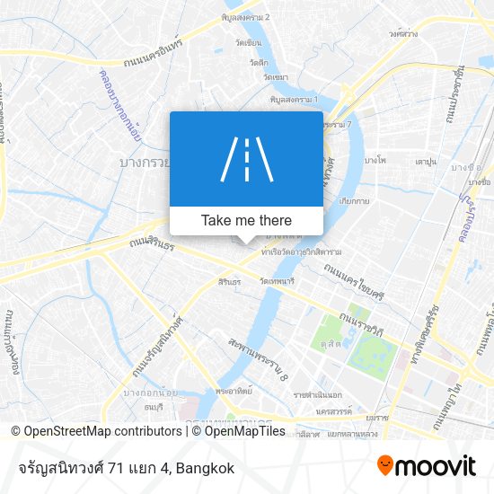 จรัญสนิทวงศ์ 71 แยก 4 map