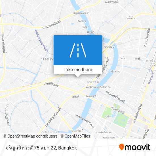 จรัญสนิทวงศ์ 75 แยก 22 map