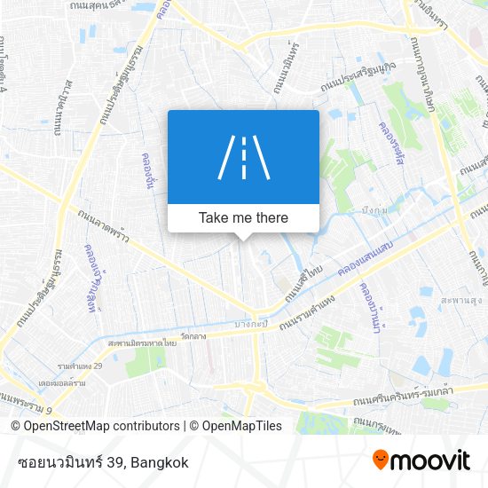ซอยนวมินทร์ 39 map