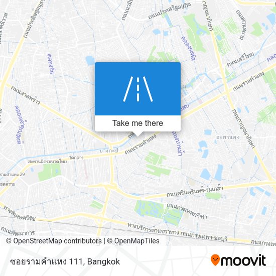 ซอยรามคำแหง 111 map
