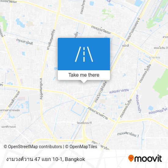 งามวงศ์วาน 47 แยก 10-1 map