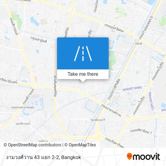 งามวงศ์วาน 43 แยก 2-2 map