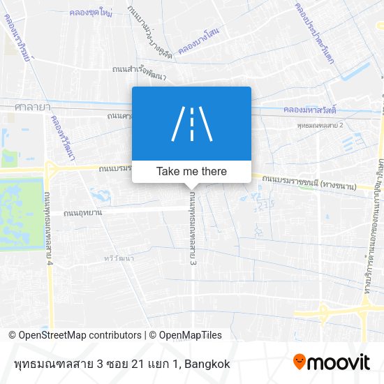 พุทธมณฑลสาย 3 ซอย 21 แยก 1 map