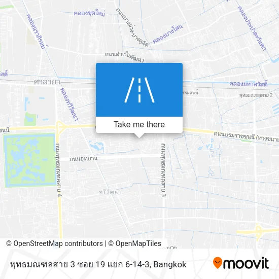 พุทธมณฑลสาย 3 ซอย 19 แยก 6-14-3 map