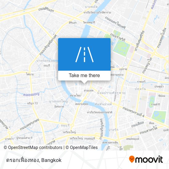 ตรอกเฟื่องทอง map