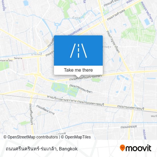 ถนนศรีนครินทร์-ร่มเกล้า map