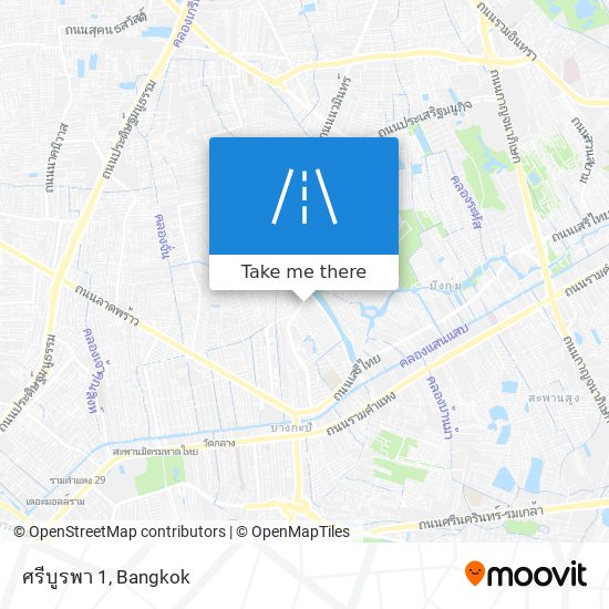 ศรีบูรพา 1 map