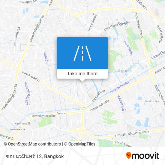 ซอยนวมินทร์ 12 map