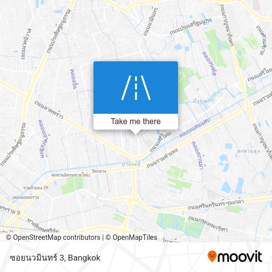 ซอยนวมินทร์ 3 map