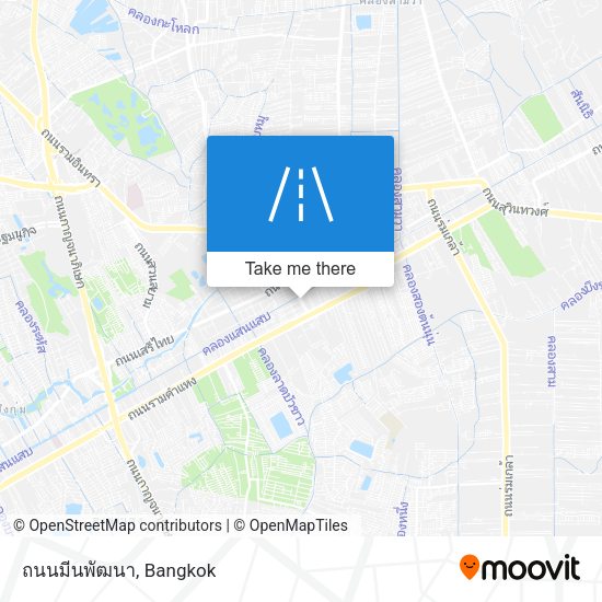 ถนนมีนพัฒนา map