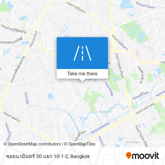 ซอยนวมินทร์ 50 แยก 10-1-2 map