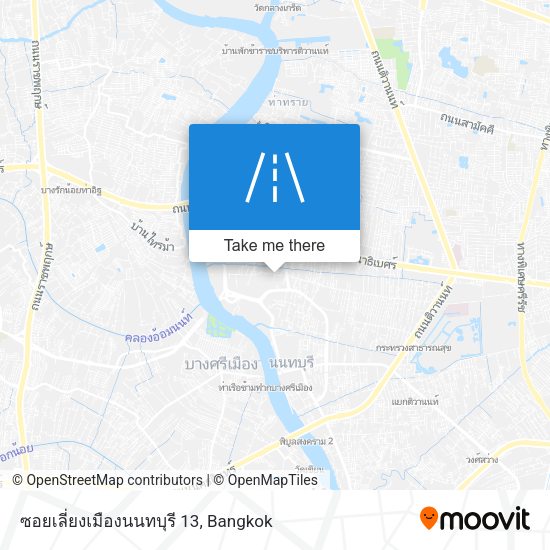 ซอยเลี่ยงเมืองนนทบุรี 13 map