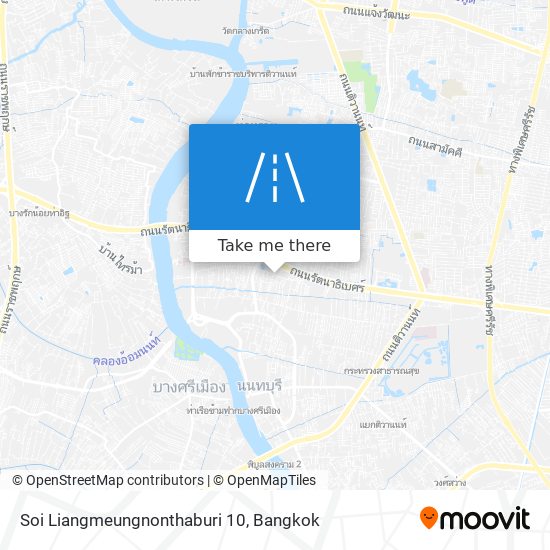 Soi Liangmeungnonthaburi 10 map