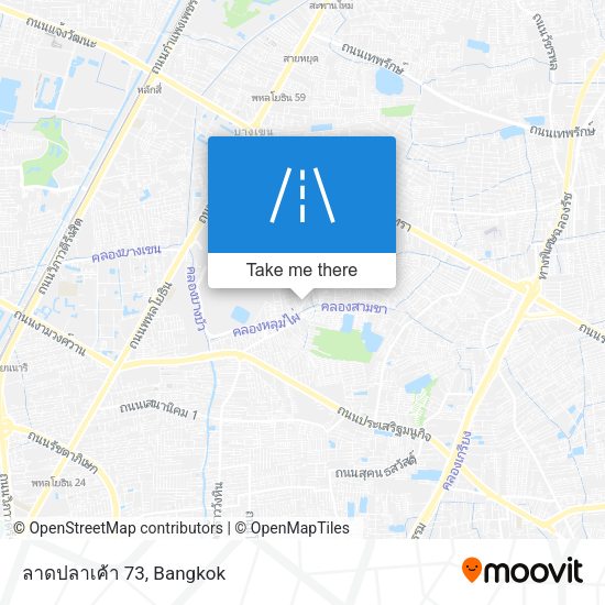 ลาดปลาเค้า 73 map