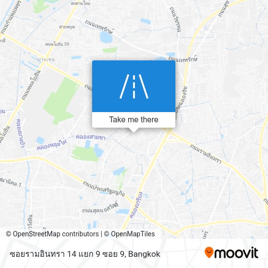ซอยรามอินทรา 14 แยก 9 ซอย 9 map