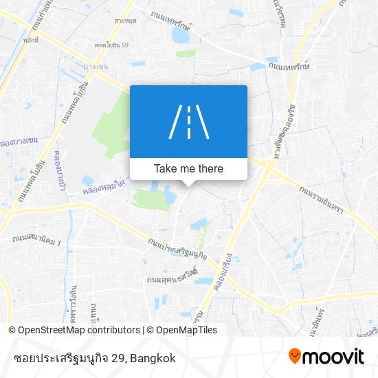 ซอยประเสริฐมนูกิจ 29 map