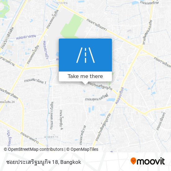 ซอยประเสริฐมนูกิจ 18 map