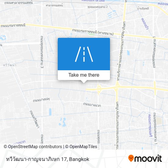 ทวีวัฒนา-กาญจนาภิเษก 17 map