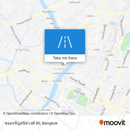 ซอยจรัญสนิทวงศ์ 80 map
