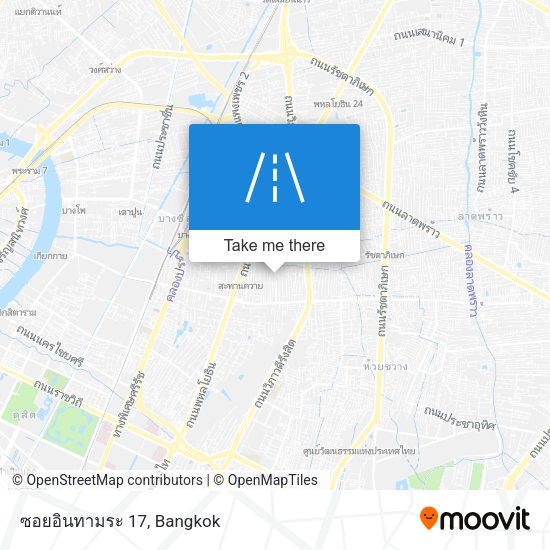 ซอยอินทามระ 17 map