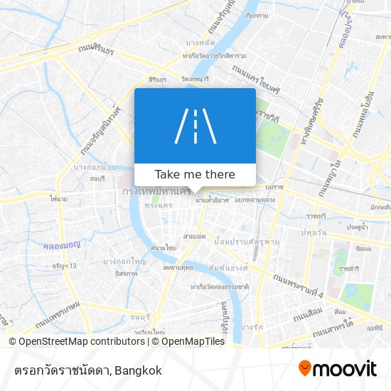 ตรอกวัดราชนัดดา map