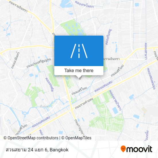 สวนสยาม 24 แยก 6 map