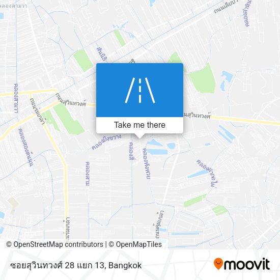 ซอยสุวินทวงศ์ 28 แยก 13 map