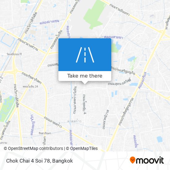 Chok Chai 4 Soi 78 map