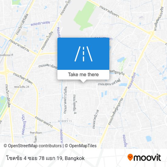 โชคชัย 4 ซอย 78 แยก 19 map