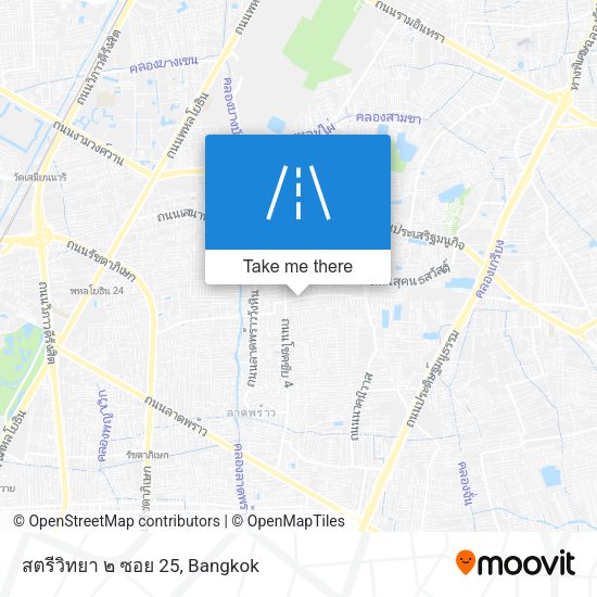 สตรีวิทยา ๒ ซอย 25 map