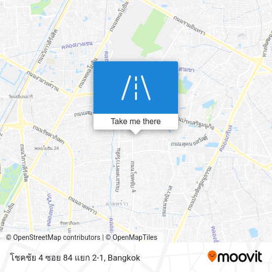 โชคชัย 4 ซอย 84 แยก 2-1 map