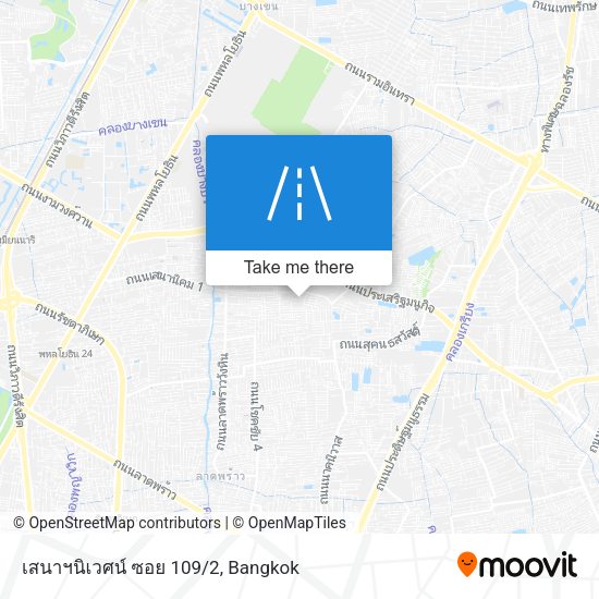 เสนาฯนิเวศน์ ซอย 109/2 map