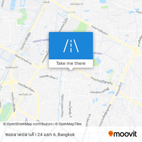 ซอยลาดปลาเค้า 24 แยก 6 map