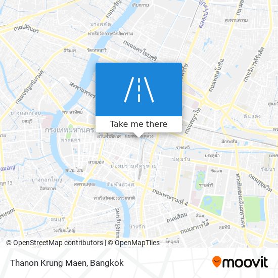 Thanon Krung Maen map