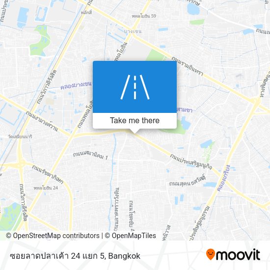 ซอยลาดปลาเค้า 24 แยก 5 map
