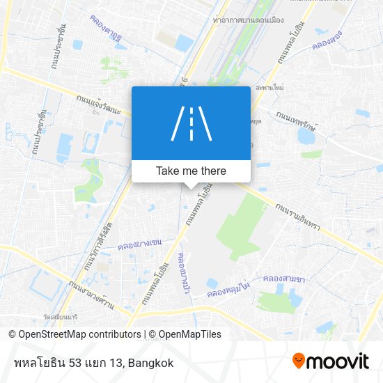 พหลโยธิน 53 แยก 13 map