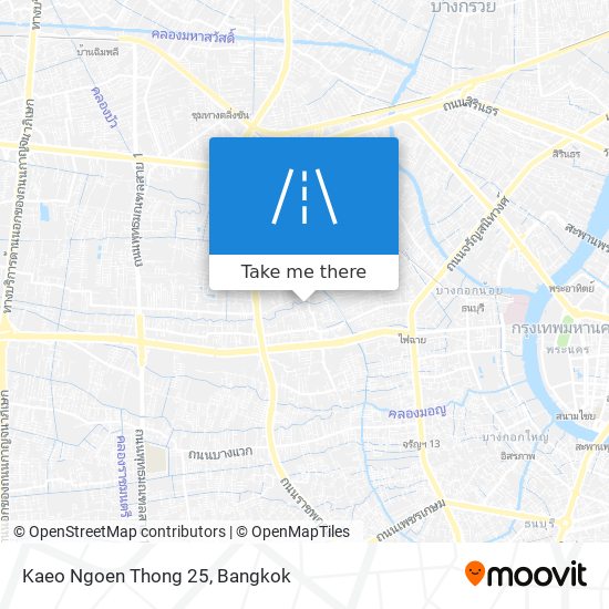 Kaeo Ngoen Thong 25 map