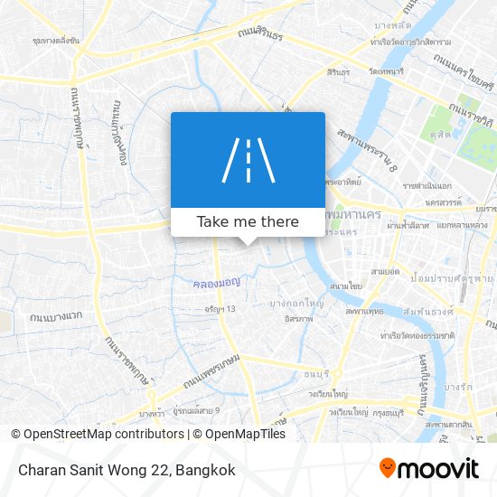 Charan Sanit Wong 22 map