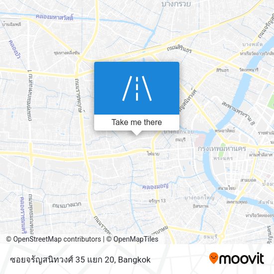 ซอยจรัญสนิทวงศ์ 35 แยก 20 map