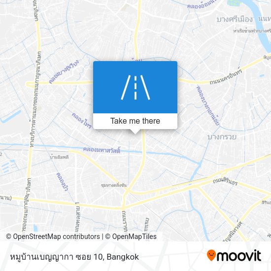 หมูบ้านเบญญากา ซอย 10 map