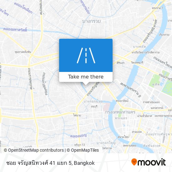 ซอย จรัญสนิทวงศ์ 41 แยก 5 map