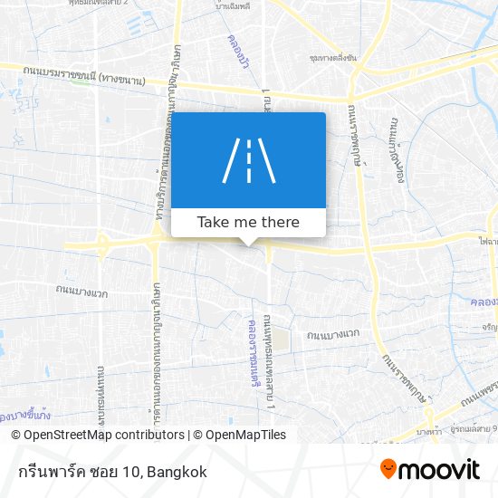 กรีนพาร์ค ซอย 10 map