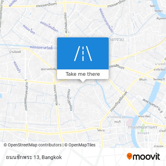 ถนนชักพระ 13 map