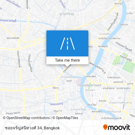 ซอยจรัญสนิทวงศ์ 34 map