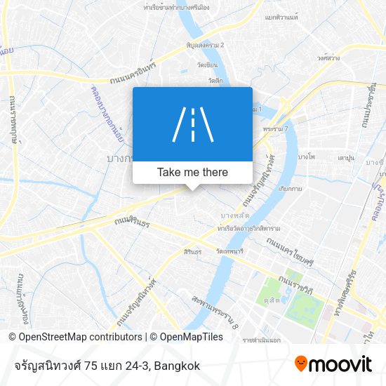 จรัญสนิทวงศ์ 75 แยก 24-3 map
