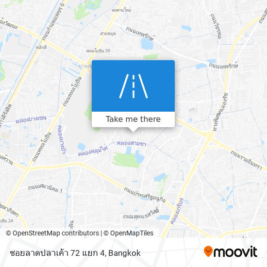 ซอยลาดปลาเค้า 72 แยก 4 map