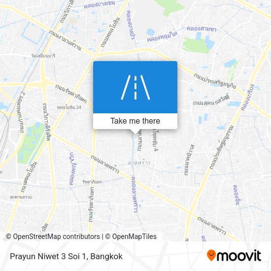 Prayun Niwet 3 Soi 1 map