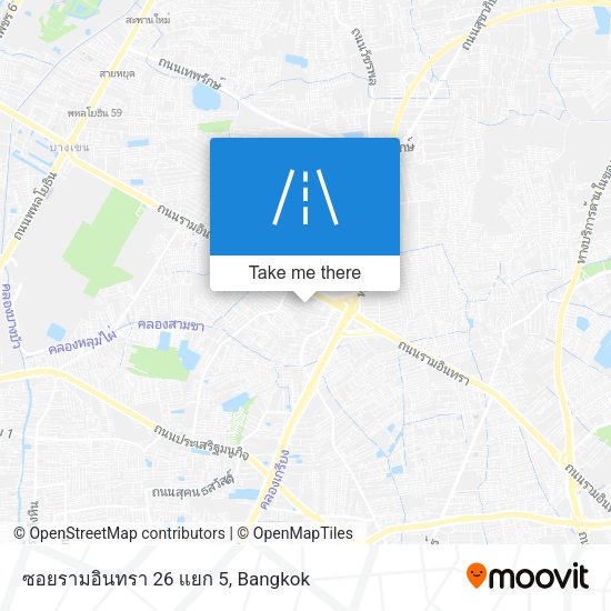 ซอยรามอินทรา 26 แยก 5 map