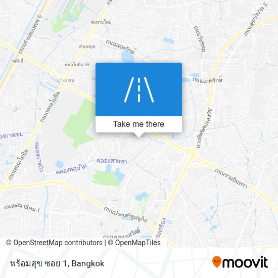 พร้อมสุข ซอย 1 map