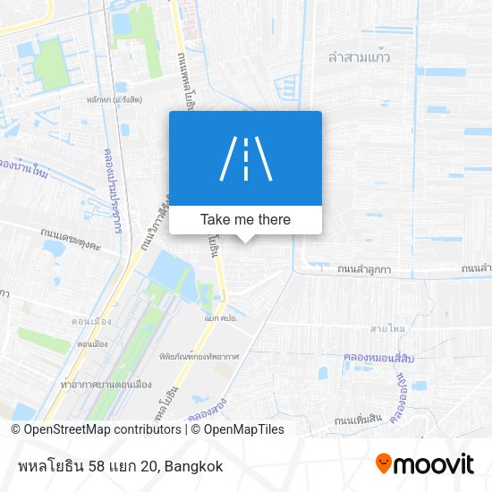 พหลโยธิน 58 แยก 20 map